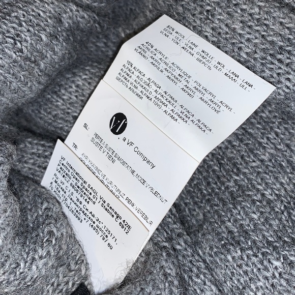 Napapijri Geographics Wool and Alpaca Hooded Cardigan - Women’s Size Small - Picture 6 of 7